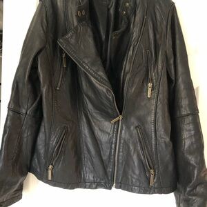 Michael Kors Black Leather Jacket